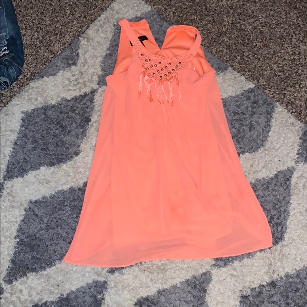 Orange dress